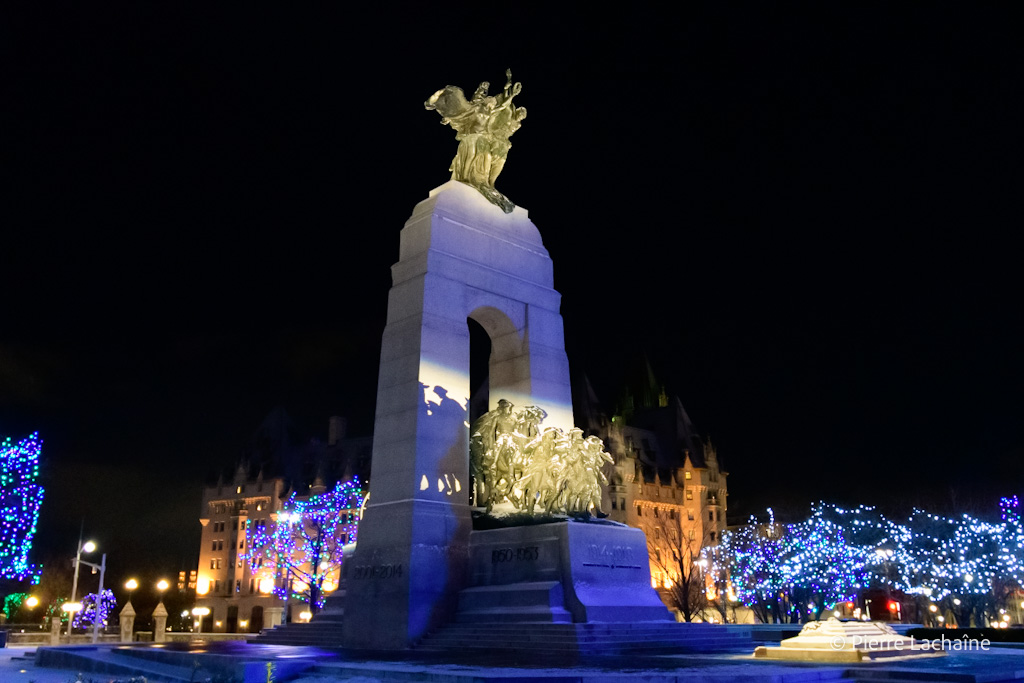 Christmas at Confederation Square, Ottawa, Canada. 