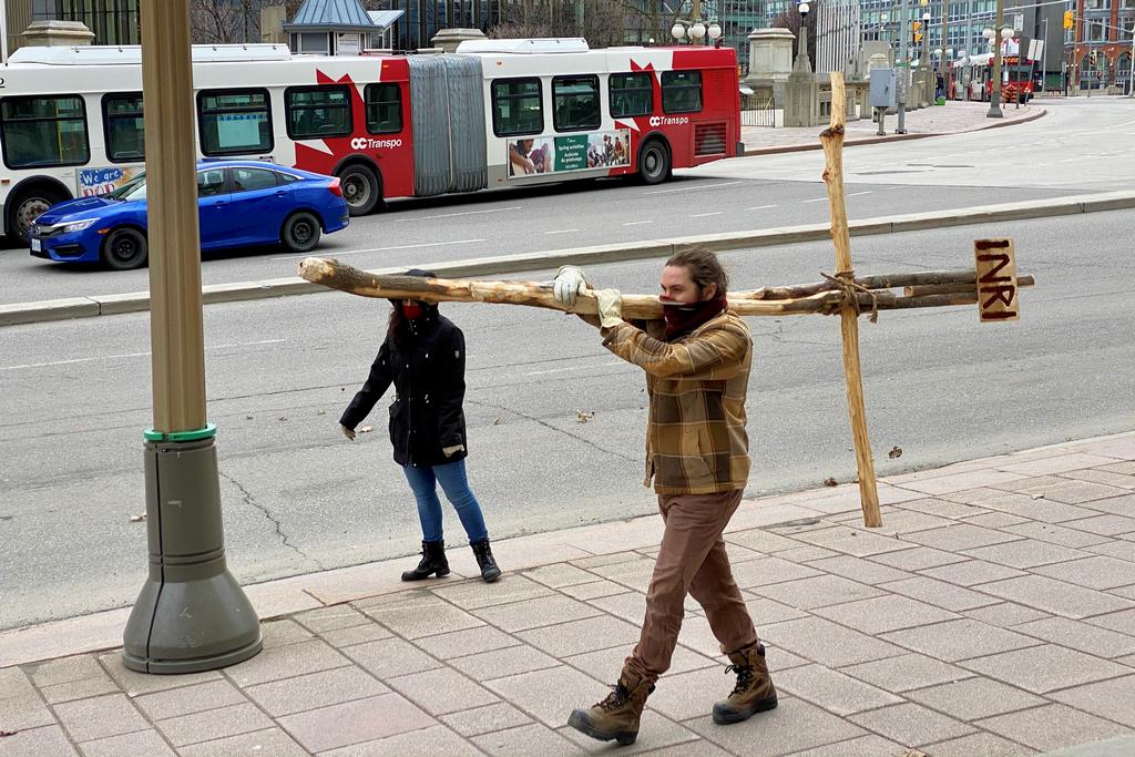 COVID Easter. Ottawa, Canada.