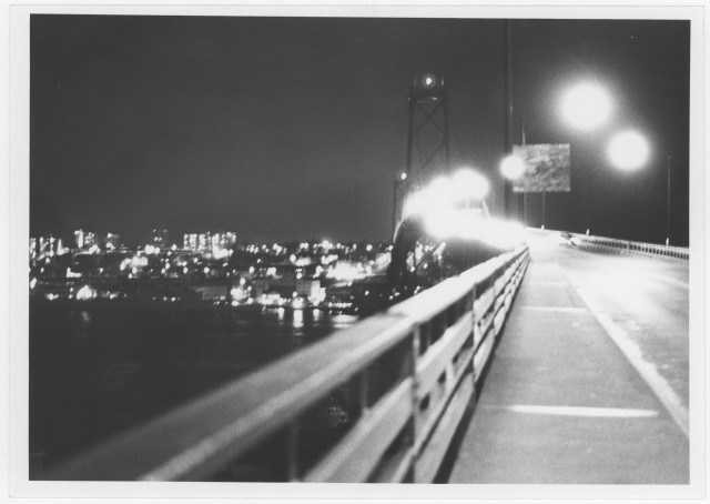 Angus Macdonald Bridge, Halifax (Nova Scotia), Pentax K2, 1976.