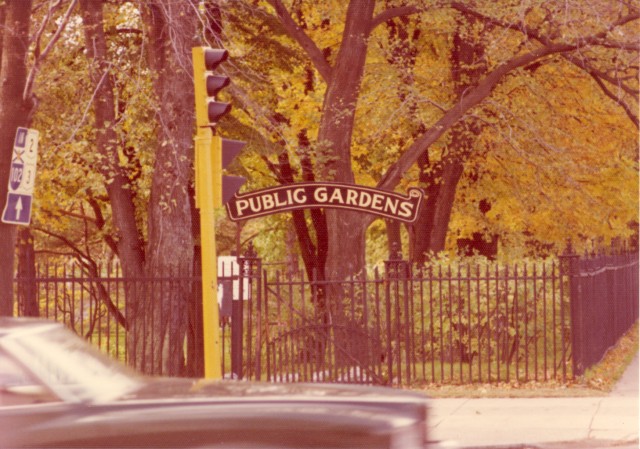 The Public Gardens, Halifax, Nova Scotia. Pentax K2, 1976.