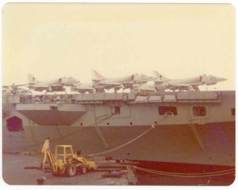 HMAS Melbourne, Ex RIMPAC 75, Pearl Harbor, 1975.