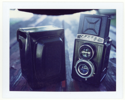 Polaroid pack film, circa 2002.