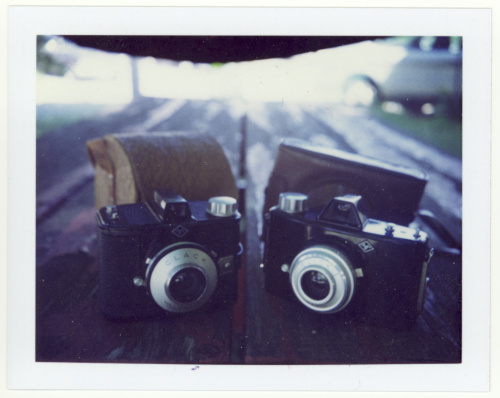 Polaroid pack film, circa 2002.