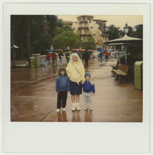 Vintage Polaroid Spectra. Epcot Center, 1989.