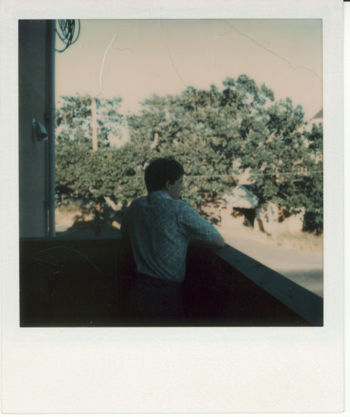 Vintage Polaroid SX-70,  Victoria BC, 1975.