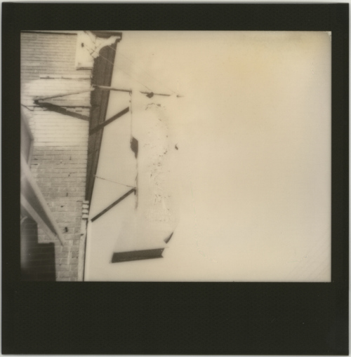 Vintage Polaroid Spectra, Impossible Project Silver Shade film