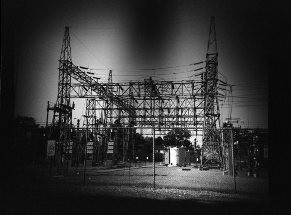 Woca medium format toy camera, Kodak 400TX, circa 2001.